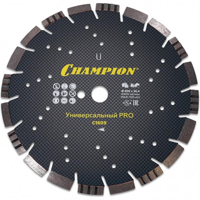 Диск алмазный CHAMPION PRO С1609 CH-C1609 Диск алмазный CHAMPION PRO С1609 CH-C1609