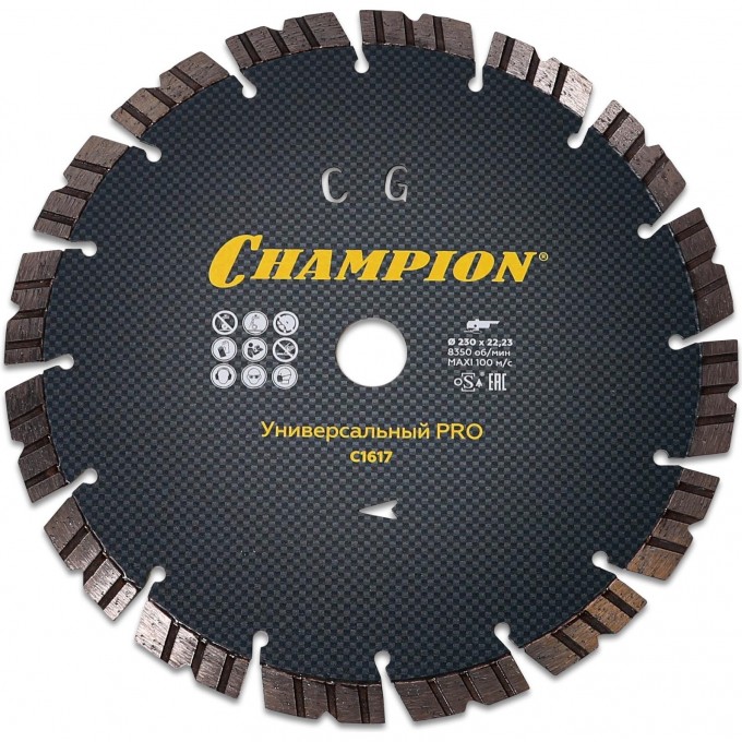Диск алмазный CHAMPION PRO С16117 CH-C16117 Диск алмазный CHAMPION PRO С16117 CH-C16117