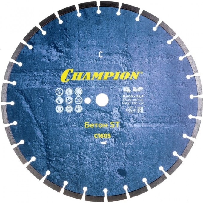 Диск алмазный CHAMPION ST С1605 CH-C1605 Диск алмазный CHAMPION ST С1605 CH-C1605