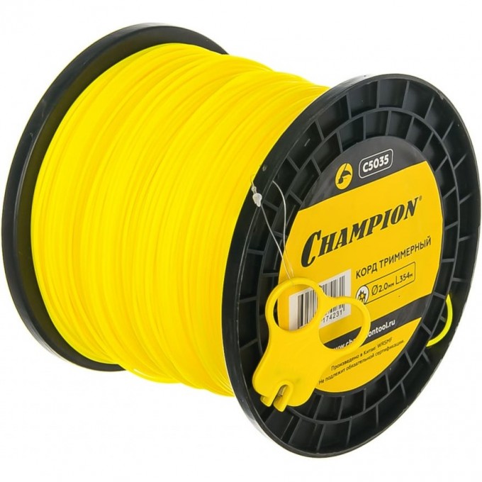 Корд триммерный CHAMPION Star 2.0 мм х 354 м, C5035 CH-C5035 Корд триммерный CHAMPION Star 2.0 мм х 354 м, C5035 CH-C5035